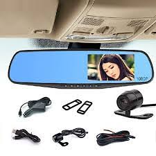 Espejo Retrovisor Doble Camara Dvr